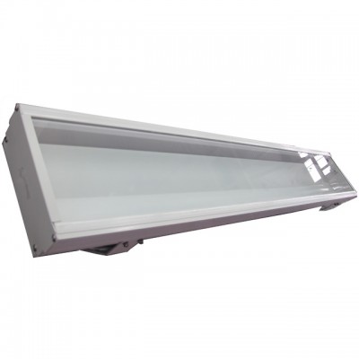 customized IP44 or IP54 LED panel light with glass cover and emergency power for subway project